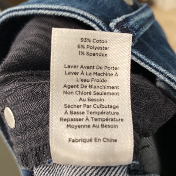 Talbots Sz 8 Flawless Five Pocket Crop Jeans - Laces by Ankles - Excellent C… - Picture 5 of 8